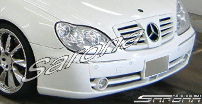Custom Mercedes S Class  Sedan Front Bumper (2003 - 2006) - $590.00 (Part #MB-096-FB)